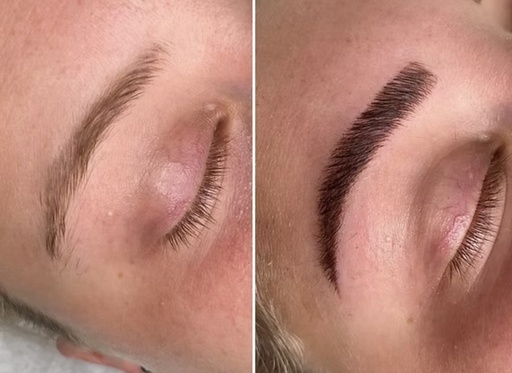 Rehaussement de sourcils - Avec coloration - Duré : 01h00
